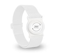 Diasticker® | Dexcom G7 - Bande de fixation | Support pivotant à 360° | Bracelet de fixation du Dexcom G7, protection du capteur | Support : blanc (Medium: 25-35 cm, Blanc)