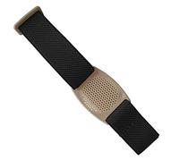 Diasticker® | Freestyle Libre 2 - Bande de fixation | Flexible - Résistant à l'eau - Tenue forte | brassard de capteur, protection, fixation | Grille: Beige (Medium: 25-35 cm, Noir)