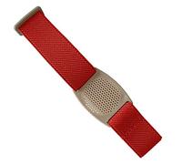 Diasticker® | Freestyle Libre 2 - Bande de fixation | Flexible - Résistant à l'eau - Tenue forte | brassard de capteur, protection, fixation | Grille: Beige (Small: 18-25 cm, Rouge)