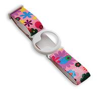 Diasticker® - Medtronic Enlite Guardian Brassard de capteur, protection de capteur, fixation - Blanc (Small: 18-25 cm, Fleurs roses)