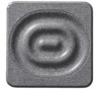 Diatomaceous Earth Coaster 10cm Fast Absorbent White(Square Deep gray)