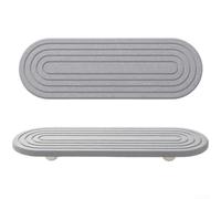 Diatomaceous Earth Drying Mat 30x10cm Fast Absorbent(Light gray)