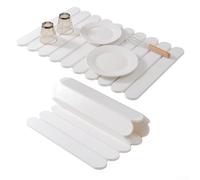 Diatomaceous Earth Tapis de séchage à vaisselle pour comptoir de cuisine, plateau en pierre à séchage rapide, antidérapant, enroulable, grand tampon absorbant, pour assiettes, tasses, ustensiles