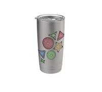Diatomées Biologie Marine Art Gobelet isotherme en acier inoxydable double paroi