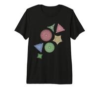 Diatomées Biologie Marine Art T-Shirt Haut de Gamme