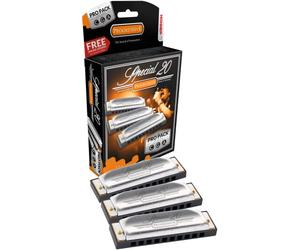 DIATONICAS PROGRESSIVE. Hohner Harmonica diatonique spécifique 20 Propack (C, G, A).