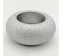 DIATOOL 3 pouces / 75MM Meule Diamantée Courbe Convexe Brasée pour Pierre Meule Diamantée à la Main Grain 60 Diamant Hauteur 30mm