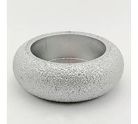 DIATOOL 3 pouces / 75MM Meule Diamantée Courbe Convexe Brasée pour Pierre Meule Diamantée à la Main Grain 60 Diamant Hauteur 25mm