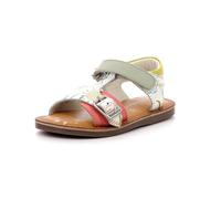 Diazz, Sandales Fille, Blanc Argent Metallise, 34