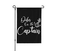 Dib On The Captain Flag Dib On The Captain Garden Flag Drapeau de jardin personnalisé 12x18 Drapeau de maison double face pour l’été