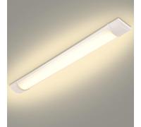 Dibaful Tubes Lumineux LED 30W Résistants à L'humidité Lampe Fluorescente pour Cave 90cm Blanc Neutre 4500K pour Salle de Bain Salon