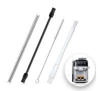 DiBaiHuiHomer Tuyau à lait - Accessoires pour machine à café - Tuyau à lait en acier inoxydable - Compatible avec Siemens EQ6 plus ExtraKlasse/plus s700/S300, EQ7 plus, Bosch VeroAroma