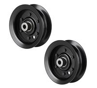 Dibanyou Lot de 2 poulies de renvoi plates de rechange pour Exmark Toro 106-2175 132-9420 TimeCutter Z480 TimeCutter SS 5000 81,3 cm, 96,5 cm, 106,7 cm, 127 cm, 137,2 cm