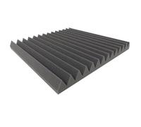 Dibapur • Absorbeur acoustique WAVE PANELS triangle • 100x50x 5 cm • Mousse acoustique • Lamelles • Pyramides • Isolation phonique