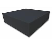 Dibapur Akustikpur lisse Noir de Protection acoustique Mousse d'isolation acoustique, 100x200x5cm