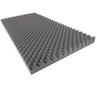 Dibapur Mousse alvéolaire (TYPE 100x50x4 cm) MOUSSE ACOUSTIQUE Isolation acoustique pour une insonorisation efficace