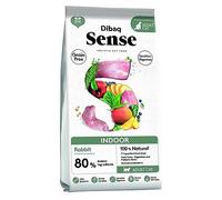 Dibaq Sense Cat Indoor - Aliments Sec Naturelle 100% Nourriture complète et sans céréales avec Lapin pour Chats Adultes stérilisés 1,5 kg
