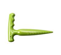 Dibber Manuel - ABS 17 cm | Distributeur ergonomique réglable avec planteur à bulbes et butée pour semis, transplantation de tomates, concombres, pots de fleurs, jardin, serre, femmes