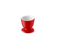 Dibbern Solid Color 2019000018 Coquetier en porcelaine fine Rouge vif Diamètre env. 5 cm