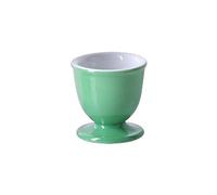 Dibbern Solid Color 2019000042 Coquetier en porcelaine Fine Bone China de couleur vert pomme avec un diamètre d'environ 5 cm