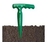 Dibbler Gardening Tool - ABS, Garden Dibber Adjustable Depth | Long Handle Plant Hole Digger, Planting Hand Tool For Cucumber Planting, Tomato Plantings, Flower Beds, Greenhouse Gardening, Farm Yard