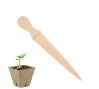 Dibbler - Outil de jardinage - Dibber - Outil à main traditionnel - Bois perforé - Dibber à truie - Assistant scientifique ergonomique pour l'excavation de jardin - Pour balcon, jardin d'enfants