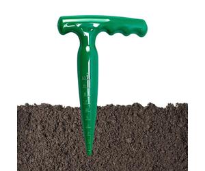 Dibbler Outil de Jardinage - Outils manuels pour pour Transplantation | Semoir Manuel antidérapant avec Pointe Pointue et jauge de Profondeur pour pousses de concombres, vignes de tomates