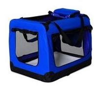 Dibea tb10032 chien pliable transport voiture box sacoche pour petits animaux (taille et couleur au choix), bleu Bleu G