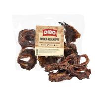 DIBO têtes de Gorge de bœuf, coupées, Sachet de 250 g, Petite collation Naturelle ou friandise pour intermédiaires, Nourriture pour Chien, Article à mâcher de qualité sans Produits Chimiques