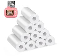 Diboniur 10 Rouleau Papier Appareil Photo Enfant, Papier Thermique pour Appareil Photo Instantané Enfant, Papier de Rechange pour Appareil Photo Enfan t, Facile à Remplacer (largeur 5.7cm)
