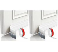 Diboniur Bas de Porte Isolant 100 cm, Boudin de Porte Isolant Froid maximale, Mise à Niveau complète pour améliorer l'isolation Thermique et phonique, Joint Porte pour Porte d'entrée (Lot de 2)