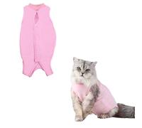 Dibotell Body pour chat après castration chirurgicale - Anti-léchage - Combinaison de convalescence chirurgicale pour chat - Chirurgie - Maladie de la peau - Vêtement pour chat - Collier électrique