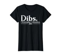 Dibs Christophe Colomb Day 1492 Italien-Américain T-Shirt Graphique avec Valeur