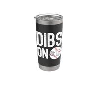 Dibs de baseball sur le numéro 16 Gobelet isotherme en acier inoxydable double paroi