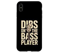 Dibs on The Bass Player Band Music Lover Coque pour iPhone XS Max