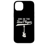 Dibs on The Bass Player Bassist Guitare Musicien Contrebasse Coque pour iPhone 14 Plus