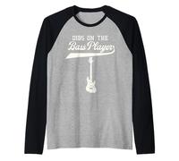 Dibs on The Bass Player Bassist Guitare Musicien Contrebasse Manche Raglan