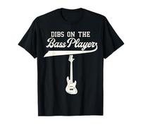 Dibs on The Bass Player Bassist Guitare Musicien Contrebasse T-Shirt