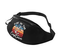 Dib's on The Captain Sac banane étanche pour le sport et la course à pied, Noir , Taille unique, Sacs banane