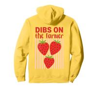 Dibs on The Farmer Cute Strawberry Country Sweat à Capuche