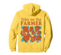 Dibs on The Farmer Funny Strawberry Summer Market Sweat à Capuche