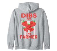 Dibs On The Farmer Funny Strawberry Women Sweat à Capuche