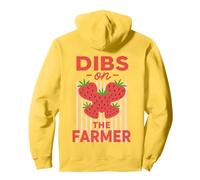 Dibs On The Farmer Funny Strawberry Women Sweat à Capuche