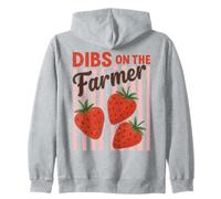 Dibs on The Farmer Strawberry Cute Farm Market Esthétique Sweat à Capuche