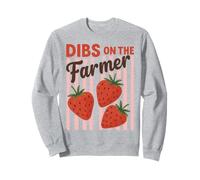 Dibs on The Farmer Strawberry Cute Farm Market Esthétique Sweatshirt