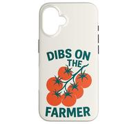 Dibs on The Farmer Tomato Farm Garden Lovers Coque pour iPhone 16