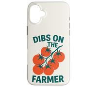 Dibs on The Farmer Tomato Farm Garden Lovers Coque pour iPhone 16 Plus