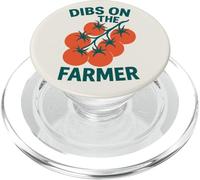 Dibs on The Farmer Tomato Farm Garden Lovers PopSockets PopGrip pour MagSafe