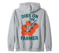 Dibs on The Farmer Tomato Farm Garden Lovers Sweat à Capuche