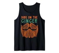 Dibs on The Ginger Redhead Beard St Patricks Day Cheveux Débardeur